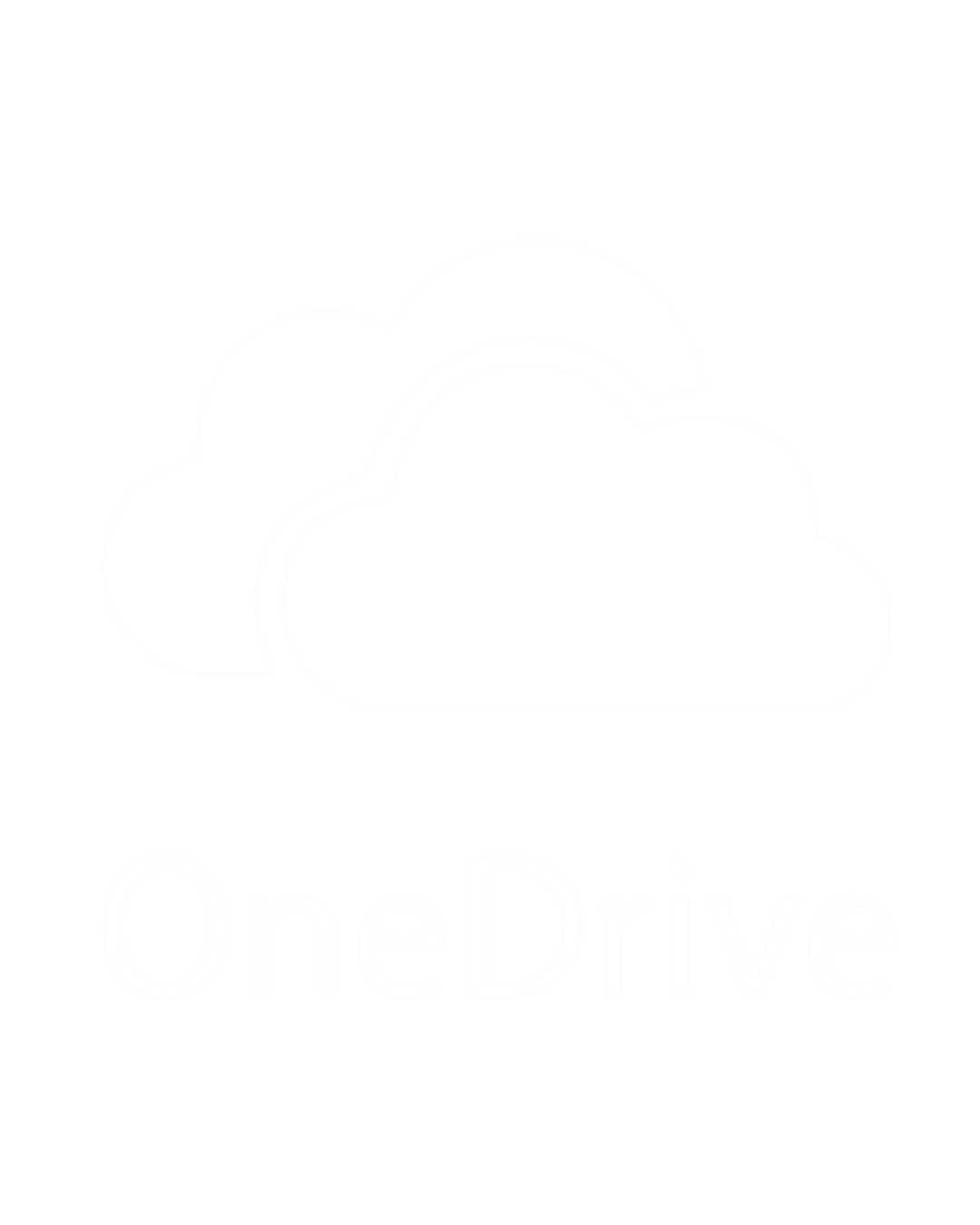 Trustack MSP Cyber Security, IT Services, IT Support. White OneDrive logo featuring two overlapping cloud icons above the word "OneDrive" in bold, white text on a black background, emphasizing the importance of DLP in business security to address supply chain risk.