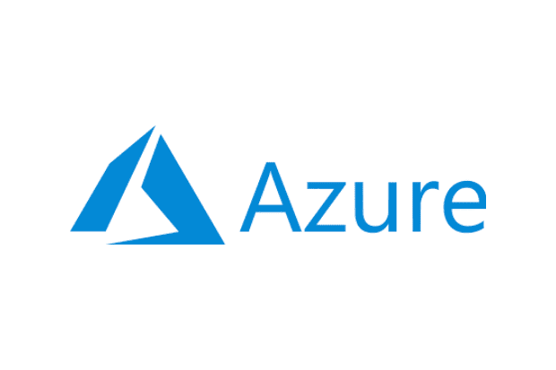 Trustack MSP Cyber Security, IT Services, IT Support. The image shows the Microsoft Azure logo, featuring a stylised blue "A" symbol to the left of the word "Azure" in blue text on a white background, representing Azure Services and cloud computing solutions.
